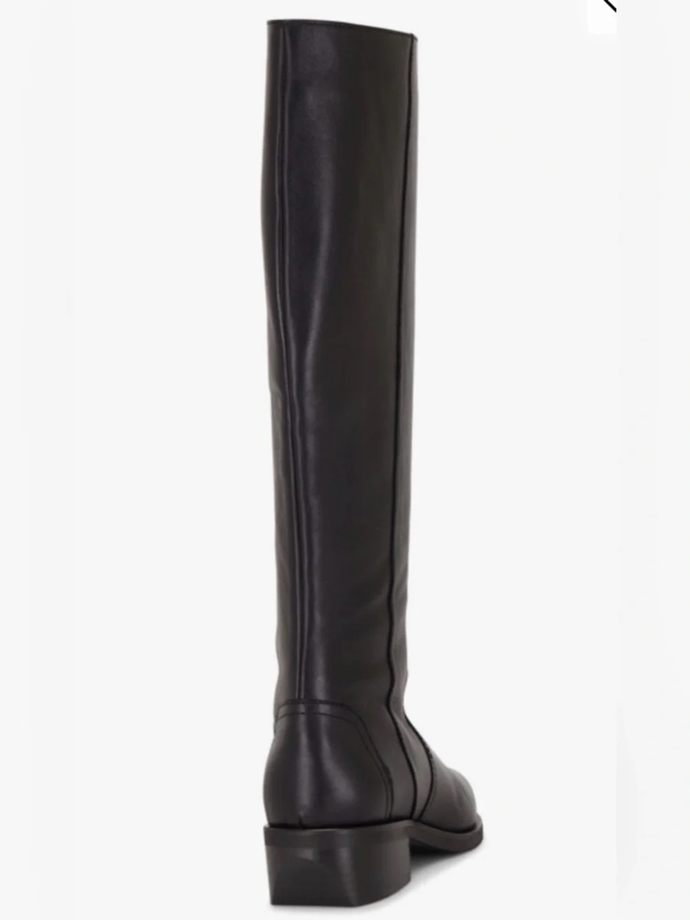 Aquatalia Gracelynn Leather Knee High Boots | Black | Size 9.5